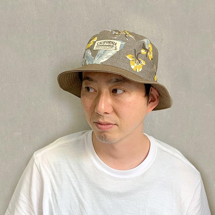 《CALIFORNIA HAVE A NICE TIME !》カリフォルニアハブアナイスタイム BUCKET HAT BOTA (KKH-085) バケットハット ボタニカル ハット 帽子 キャンプ | CALIFORNIA HAVE A NICE TIME ! | 01