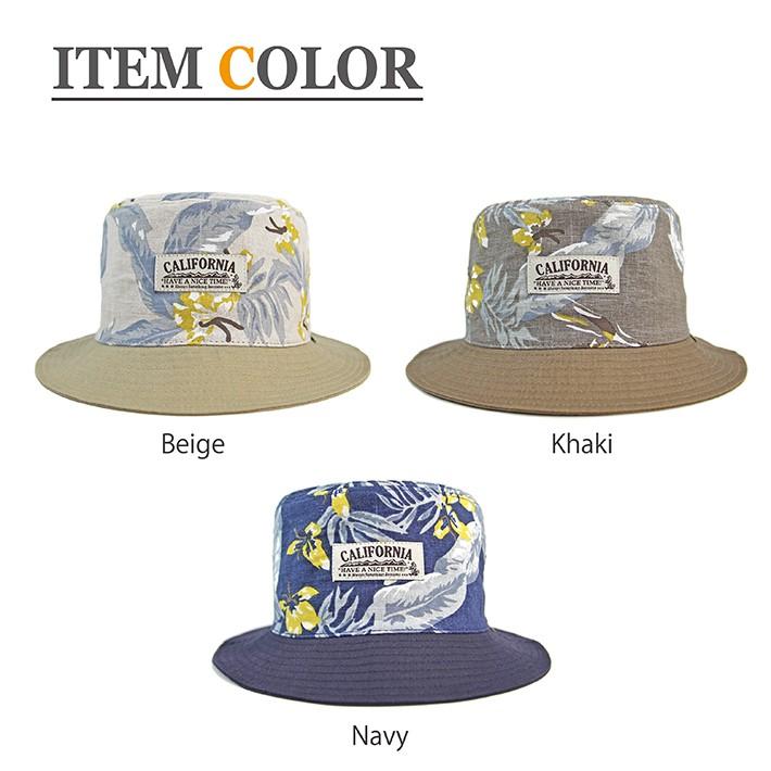 《CALIFORNIA HAVE A NICE TIME !》カリフォルニアハブアナイスタイム BUCKET HAT BOTA (KKH-085) バケットハット ボタニカル ハット 帽子 キャンプ | CALIFORNIA HAVE A NICE TIME ! | 02