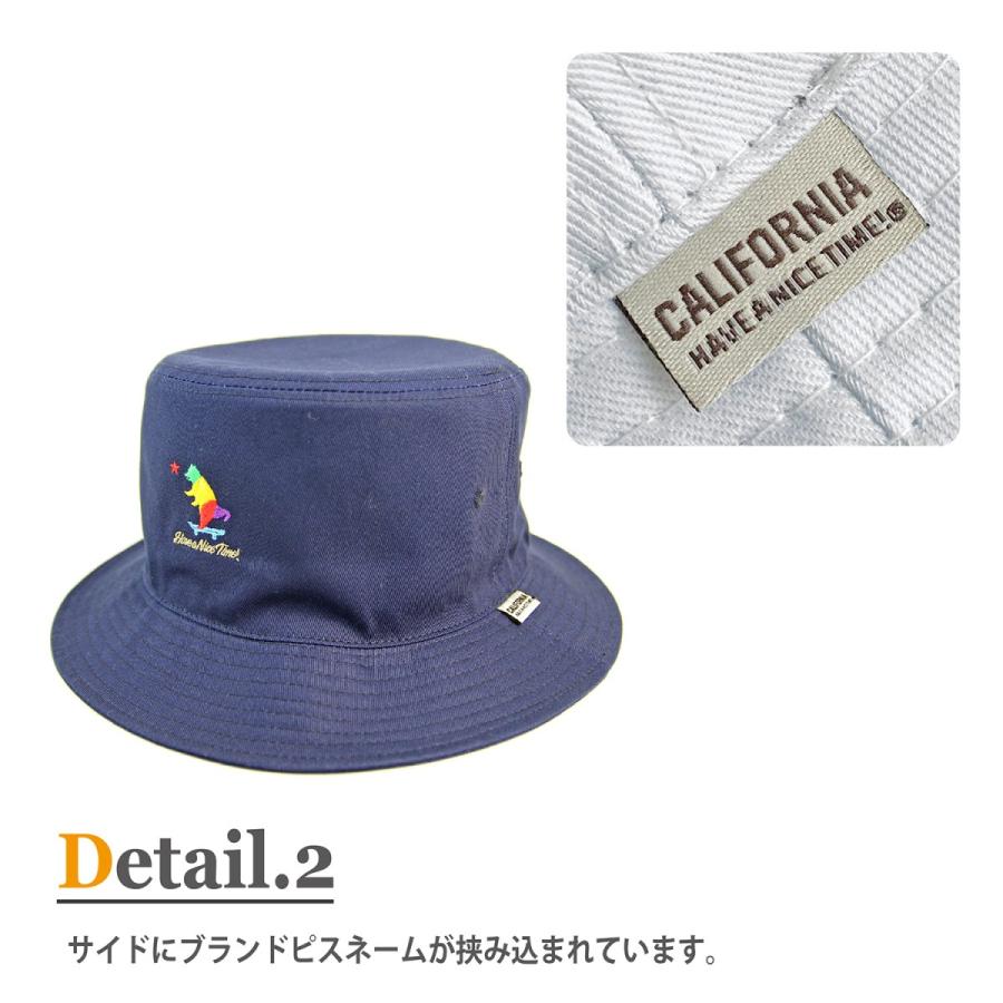 《CALIFORNIA HAVE A NICE TIME !》カリフォルニアハブアナイスタイム BUCKET HAT R.BEAR (KKH-087) バケットハット ベアー メンズ レディース ブランド | CALIFORNIA HAVE A NICE TIME ! | 04