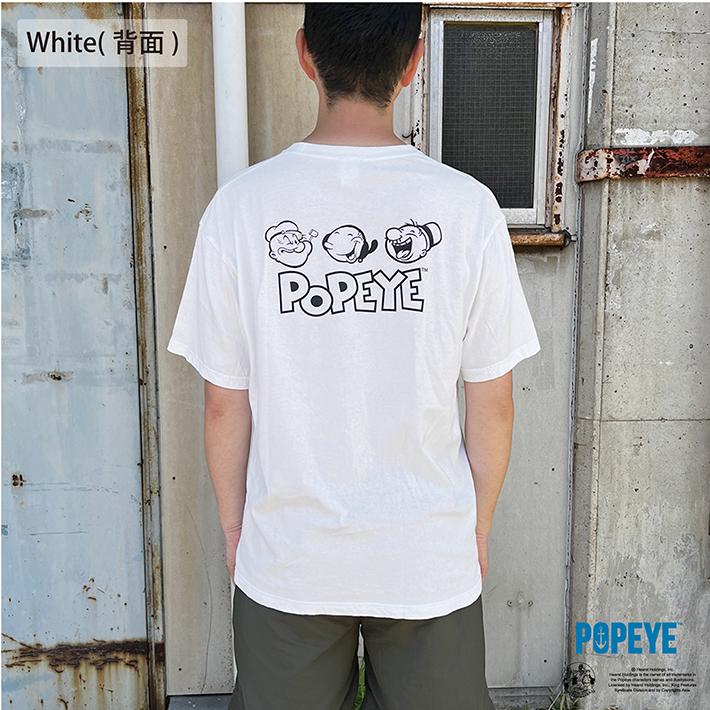 POPEYE / ポパイ Tシャツ (POP-003) ワンポイント 刺繍 プリント ほうれん草 缶詰 オリーブ OLIVE ウィンピー アメカジ レディース メンズ ブランド | POPEYE | 04