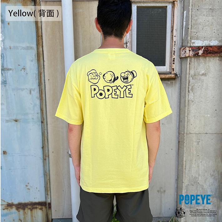 POPEYE / ポパイ Tシャツ (POP-003) ワンポイント 刺繍 プリント ほうれん草 缶詰 オリーブ OLIVE ウィンピー アメカジ レディース メンズ ブランド | POPEYE | 06