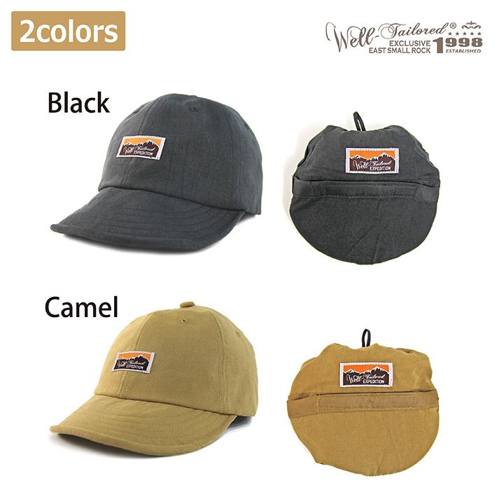 PACKABLE S.V CAP MT (WL-2121) パッカブル アウトドアキャップ ショートバイザーキャップ 撥水 山脈 キャンプ アウトドア レディース メンズ ブランド | Well-Tailored | 03