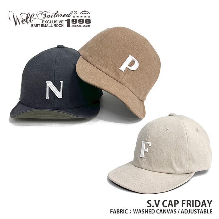 Well-Tailored / ウェルテイラード S.V CAP FRIDAY (WL-2301) ショートバイザーキャップ ベースボールキャップ ショートブリム メンズ ブランド | Well-Tailored