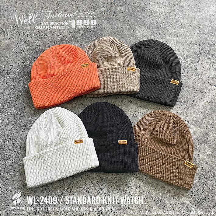 Well-Tailored/ ウェルテイラード STANDARD KNIT WATCH ニットワッチ ニット帽 ワンポイント  春 夏 秋 冬 キャンプ アウトドア レディース メンズ ブランド | Well-Tailored