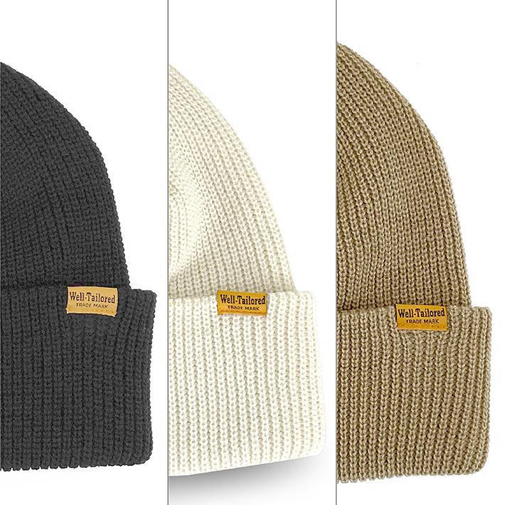 Well-Tailored/ ウェルテイラード STANDARD KNIT WATCH ニットワッチ ニット帽 ワンポイント  春 夏 秋 冬 キャンプ アウトドア レディース メンズ ブランド | Well-Tailored | 06