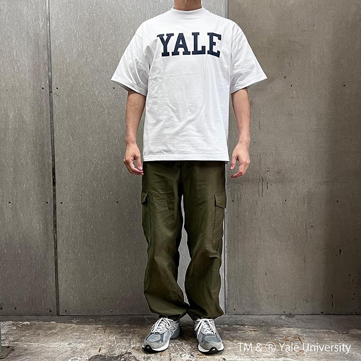 YALE イェール Over-Sized College T-Shirt ビッグシルエット カレッジ Tシャツ 7.1oz ラギットT メンズ レディース カレッジ ロゴ アメカジ ブランド｜activegeneration｜02