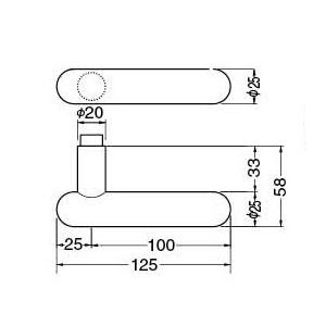 ＷＢ白熊印 シロクマ レバーハンドル ウッドカプセル ＳＬ−４１−Ｒ−ＧＣ 白木ウッド 丸座付 ＬＸ 玄関錠_1