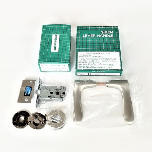 川口技研 GIKEN レバーハンドル LS−32−1M−N 丸座