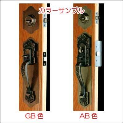長沢製作所 古代 サムラッチ取替錠 セパレート取替錠 標準扉厚３０〜４０mm ９２３０３４の画像
