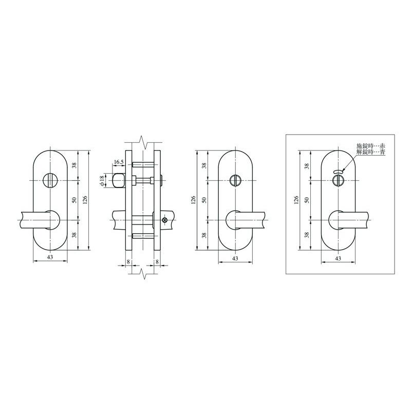 美和ロック MIWA レバーハンドル ZLT90111−8 表示 美和ロック MIWA レバーハンドル ZLT90111−8 表示
