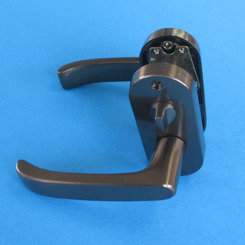 川口技研 GIKEN レバーハンドル Jレバー JL-24-4K-Br-60 表示錠 ブラウン バックセット60mm 対応扉厚29〜45mm | 川口技研 | 03