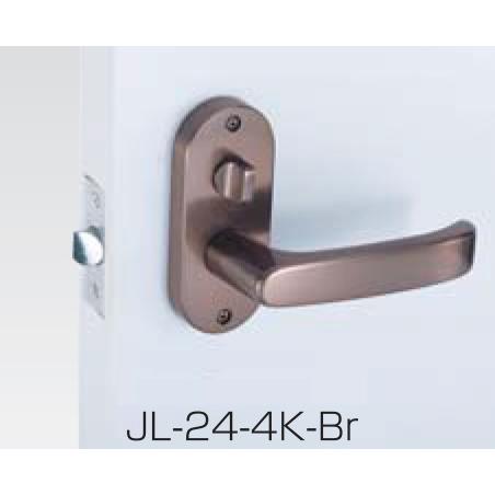 川口技研 GIKEN レバーハンドル Jレバー JL-24-4K-Br-60 表示錠 ブラウン バックセット60mm 対応扉厚29〜45mm | 川口技研 | 04