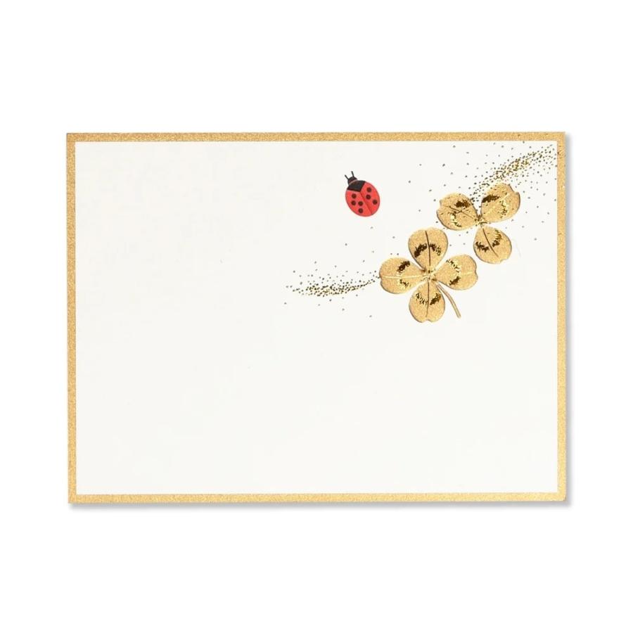 G.C.PRESS　付箋カード　Ｌａｄｙｂｉｒｄ　テントウムシ　020-12｜文房具 ラッキーモチーフ シンプル ワンポイント ギフト 添え状 |  | 01