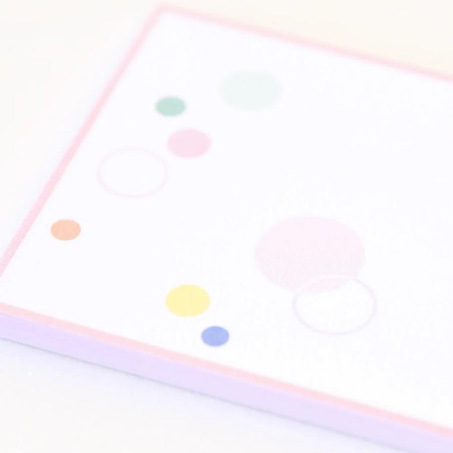 G.C.PRESS　付箋　水玉　021-04｜文房具 ポップ カラフル かわいい シンプル カジュアル |  | 02