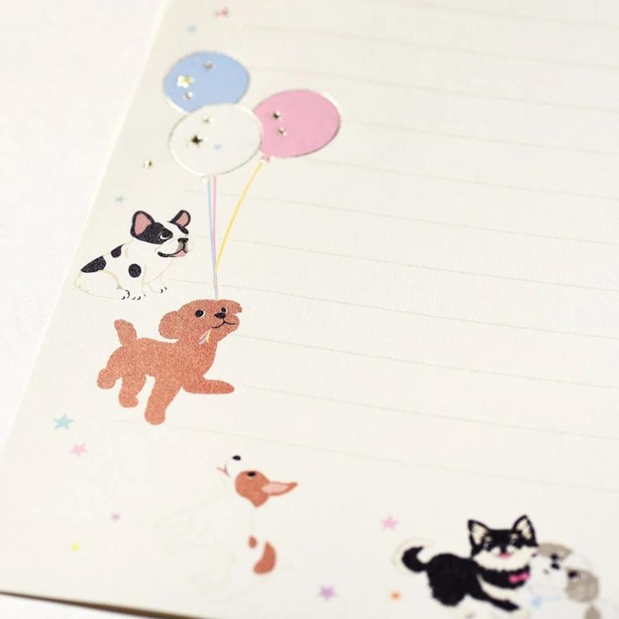 G.C.PRESS　ミニレターセット　マイ　ドッグ　031-53｜文房具 いぬ イヌ ペット 流星 カラフル ペールカラー |  | 07