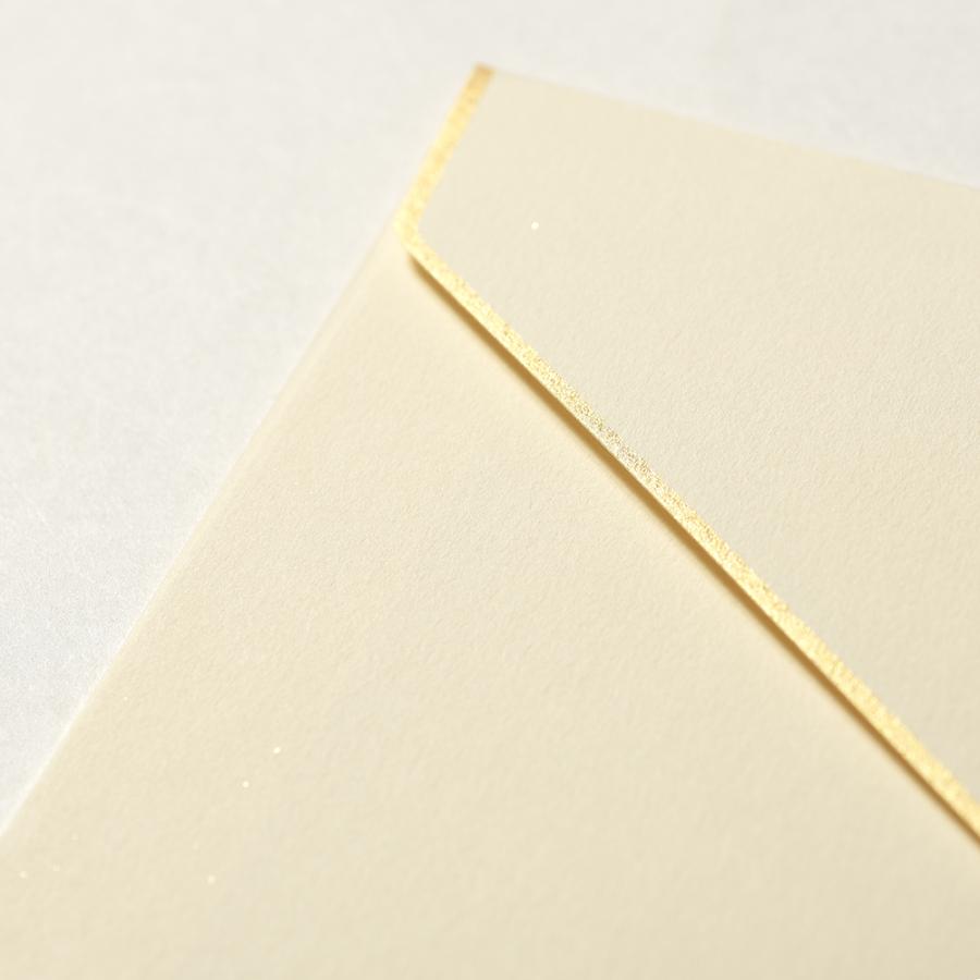 G.C.PRESS　ミニレターセット　マイレターペーパー　ゴールド　031-54｜文房具 ゴールド カジュアル プレゼント シンプル 羽根 フェザー |  | 08