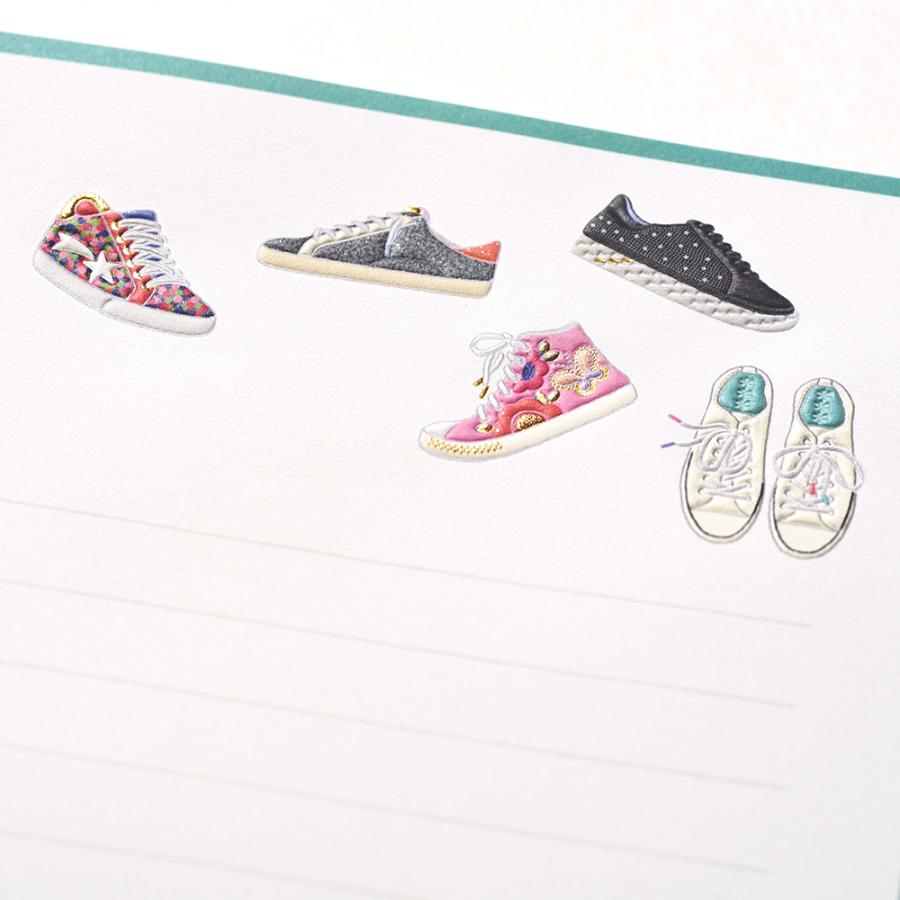 ミニレターセット　スニーカー　LIKE IT!　031-59｜文房具 趣味 運動 スポーツ スニーカー ギフト プレゼント 贈り物 |  | 06