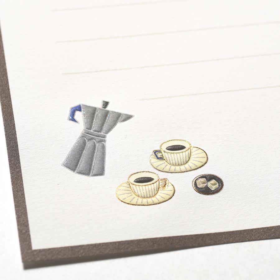 ミニレターセット　コーヒータイム　LIKE IT!　031-61｜文房具 趣味 コーヒーグッズ ギフト プレゼント 贈り物 |  | 07