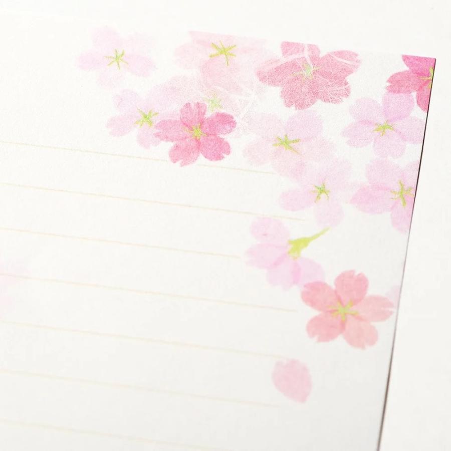 G.C.PRESS　ミニレターセット　桜絵双紙　032-10｜文房具 桜柄 櫻 サクラ ピンク 和風 花柄 |  | 05