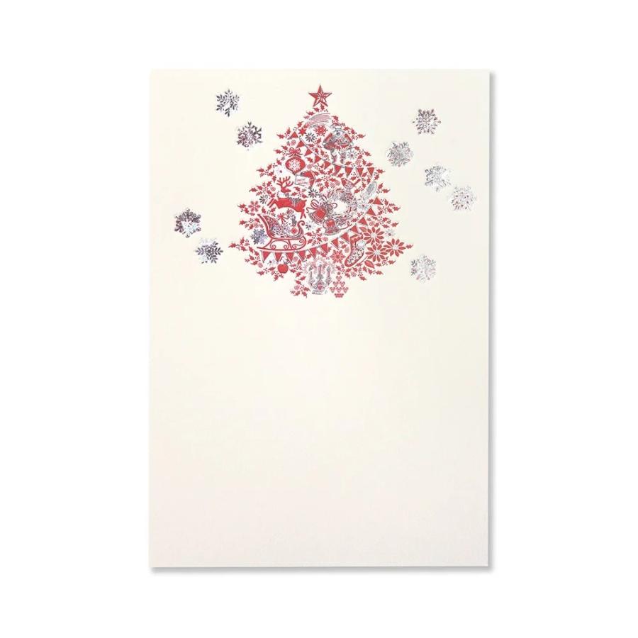 G.C.PRESS　はがき　ＴＯ　ＷＩＳＨ　ＹＯＵ　２枚入り　038-58｜文房具 クリスマスカード ギフト プレゼント 冬 キラキラ | 