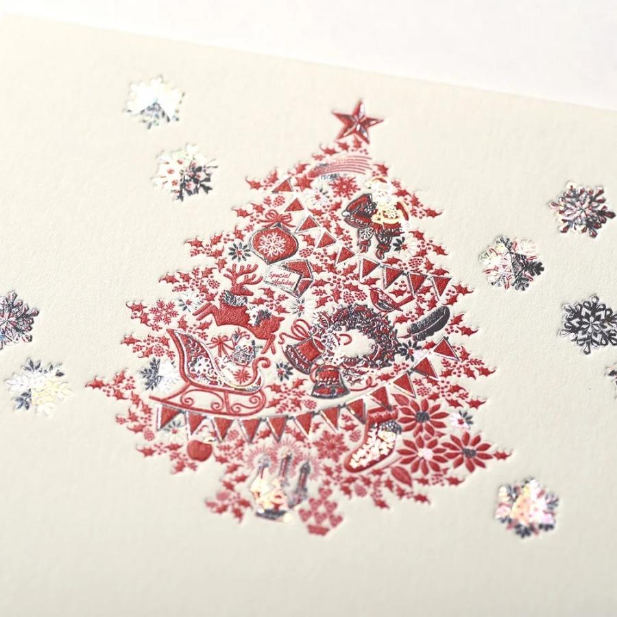 G.C.PRESS　はがき　ＴＯ　ＷＩＳＨ　ＹＯＵ　２枚入り　038-58｜文房具 クリスマスカード ギフト プレゼント 冬 キラキラ |  | 02