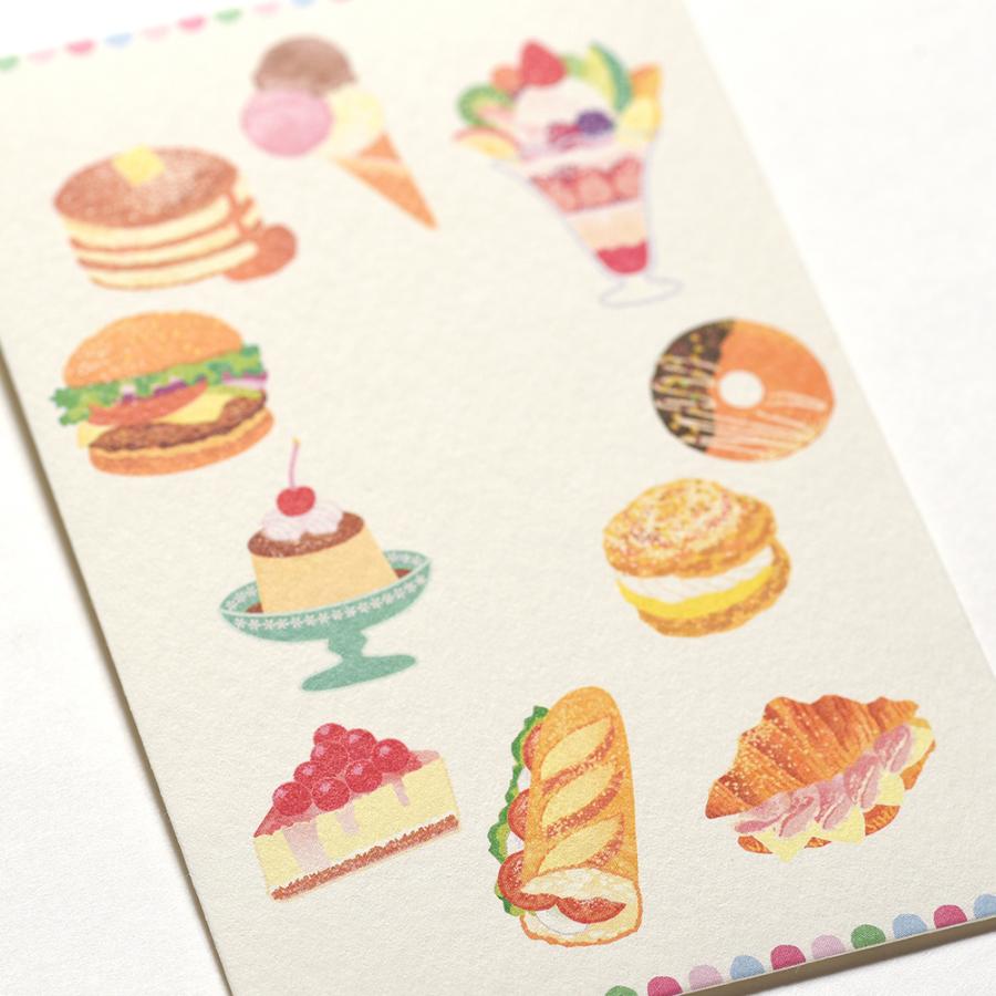 G.C.PRESS　ポチ袋　カフェフード　060-89｜ぽち袋 封筒 のし付き お祝 お礼 お小遣い お盆 誕生日 入学祝 卒業祝 多目的 |  | 02