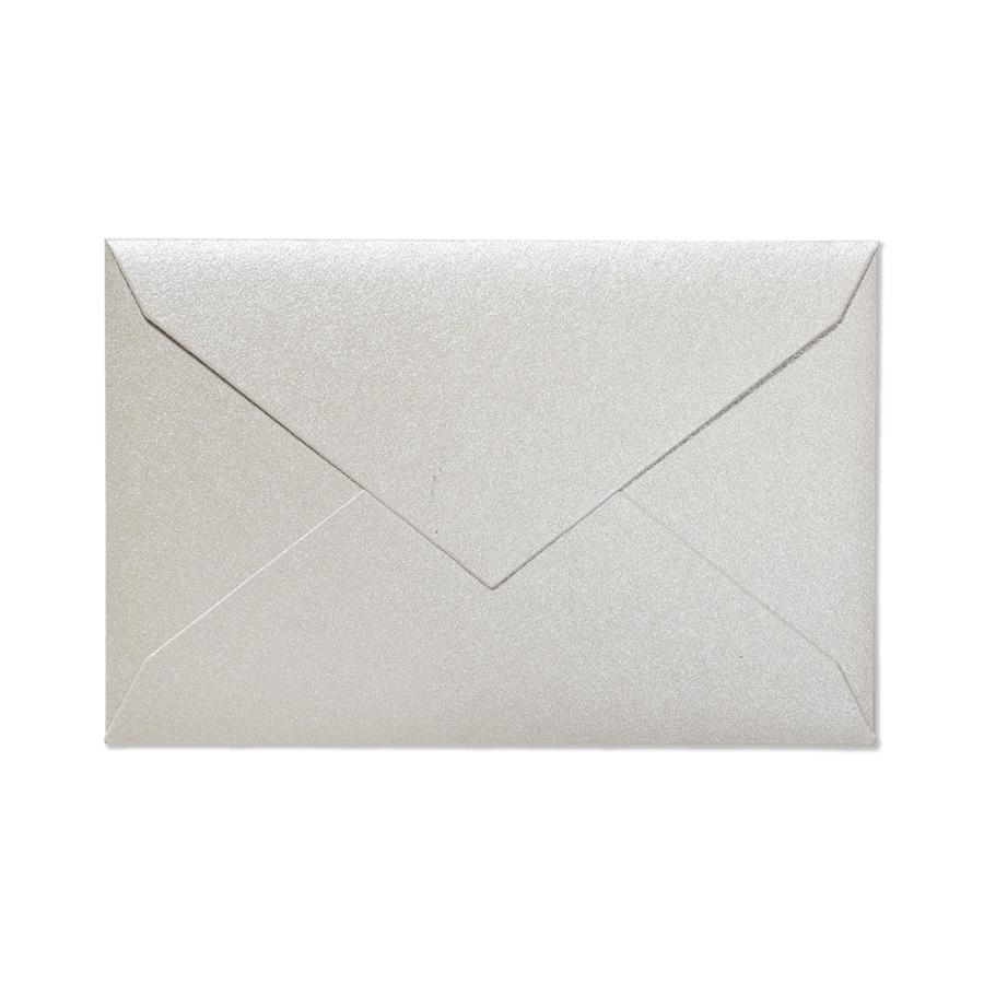 G.C.PRESS　ミニメッセージカード封筒　ライトシルバー　079-26｜文房具 ミニ封筒 カラー封筒 銀 シンプル | 