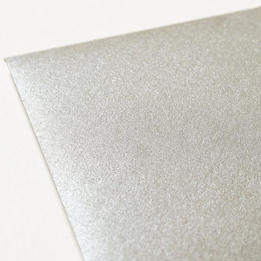 G.C.PRESS　ミニメッセージカード封筒　ライトシルバー　079-26｜文房具 ミニ封筒 カラー封筒 銀 シンプル |  | 03