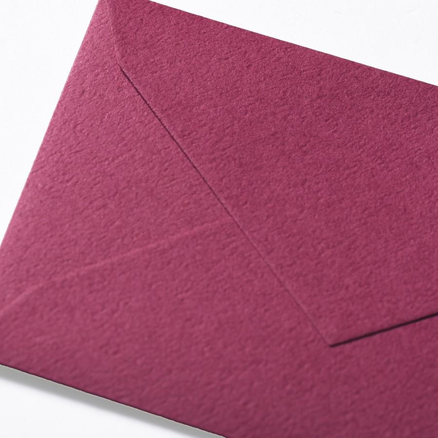 G.C.PRESS　ミニメッセージカード封筒　ワイン　079-30｜ レター ミニ封筒 ワインレッド ボルドー フォーマル 結婚式 ギフト |  | 02