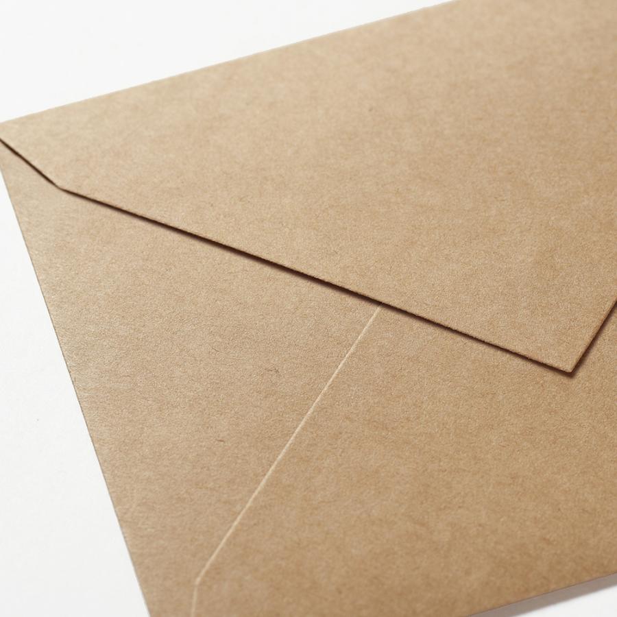 G.C.PRESS　ふみ揃えカラー封筒　クラフト　082-54｜ 文房具 ミニ封筒 カラー封筒 ギフト プレゼント シンプル |  | 02