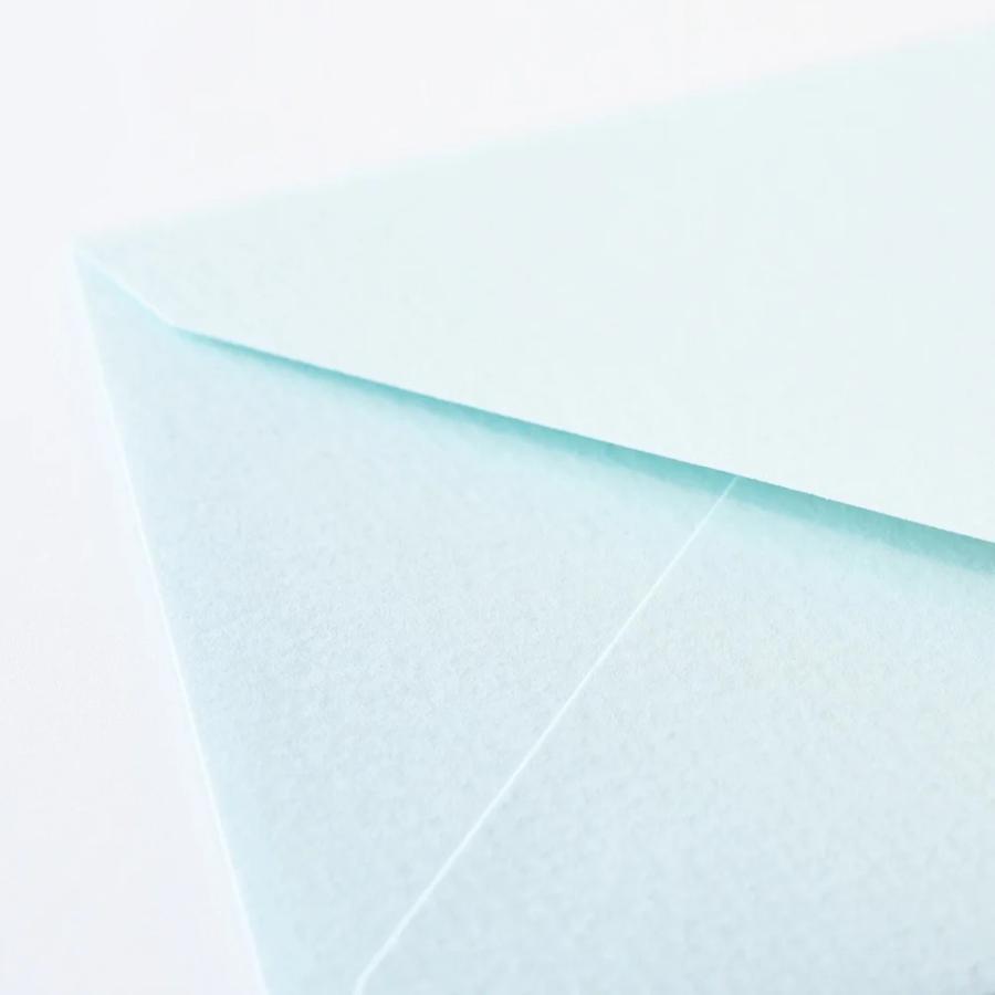 G.C.PRESS　ふみ揃えカラー封筒　ペールミント　082-56｜文房具 レター ミニ封筒 ペールトーン カラー封筒 ギフト |  | 02