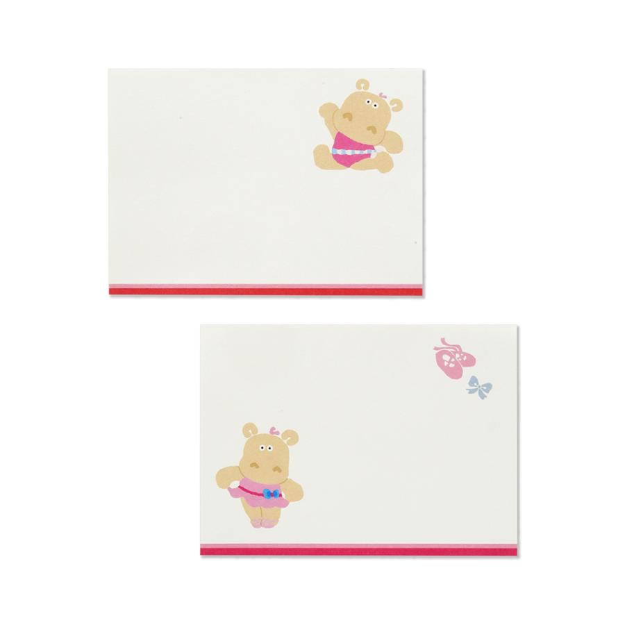 G.C.PRESS　ふみ揃え便箋　プリマドン　084-72｜メッセージカード グリーティングカード ギフト カバ バレリーナ バレー |  | 01