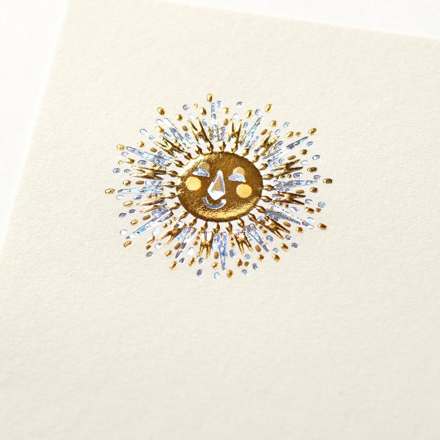 G.C.PRESS　ふみ揃え便箋　太陽　窓付き　084-73｜文房具 メッセージカード グリーティングカード ギフト ラッキーモチーフ |  | 04