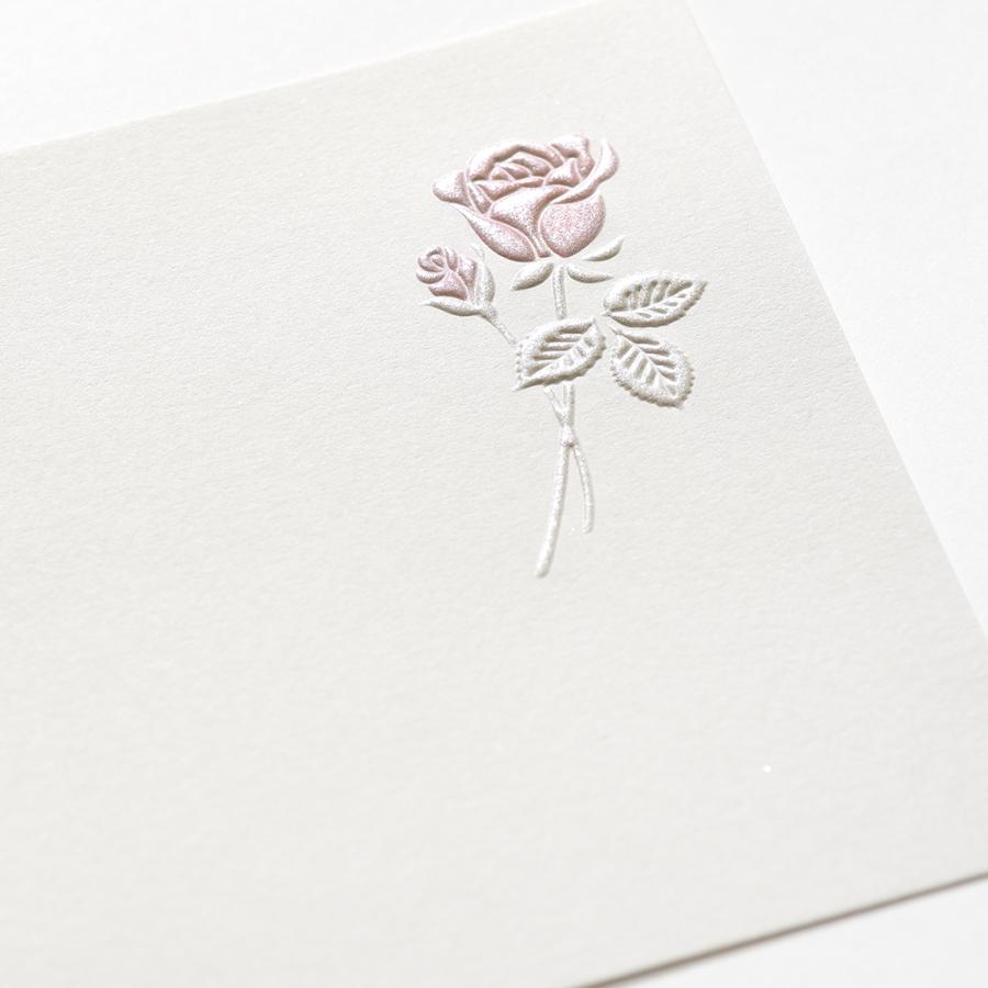 G.C.PRESS　ふみ揃え便箋　ローズタンドル　084-75｜便箋 レター ミニ便箋 ローズ バラ 薔薇 誕生日 母の日 父の日 ギフト |  | 02