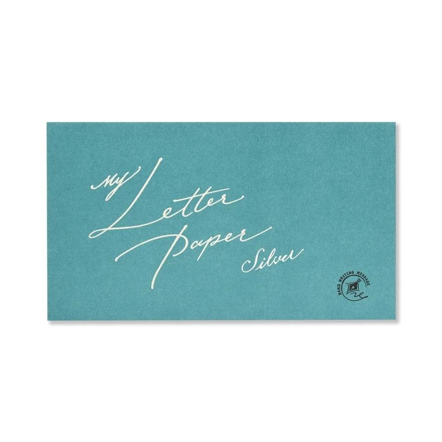 G.C.PRESS　一筆箋　Ｍｙ　Ｌｅｔｔｅｒ　Ｐａｐｅｒ　ｓｉｌｖｅｒ　095-21 | 