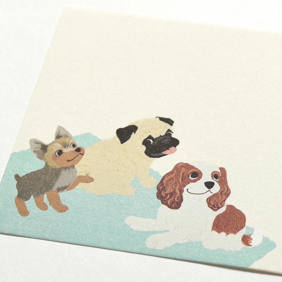 G.C.PRESS　プチメッセージパッド　マイドッグ　095-25｜便箋 一筆箋 犬 いぬトイプードル チワワ シバ ダックス |  | 07