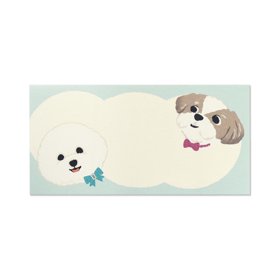G.C.PRESS　プチメッセージパッド　ＩＮＵ　095-26｜便箋 一筆箋 犬 いぬトイプードル チワワ シバ ダックス ピジョンフリーゼ |  | 04