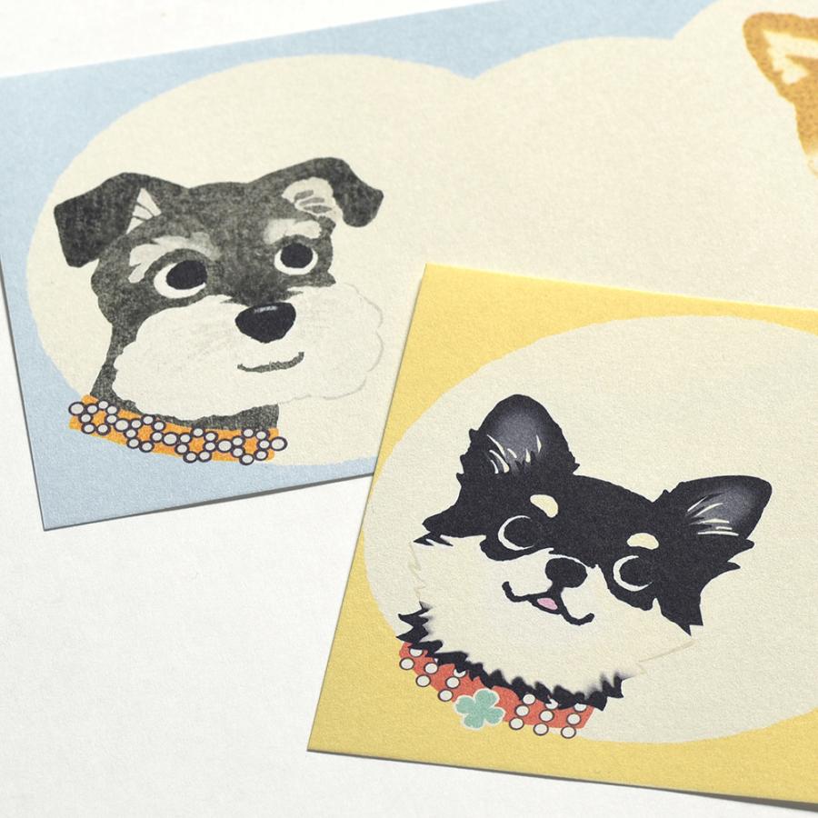 G.C.PRESS　プチメッセージパッド　ＩＮＵ　095-26｜便箋 一筆箋 犬 いぬトイプードル チワワ シバ ダックス ピジョンフリーゼ |  | 05
