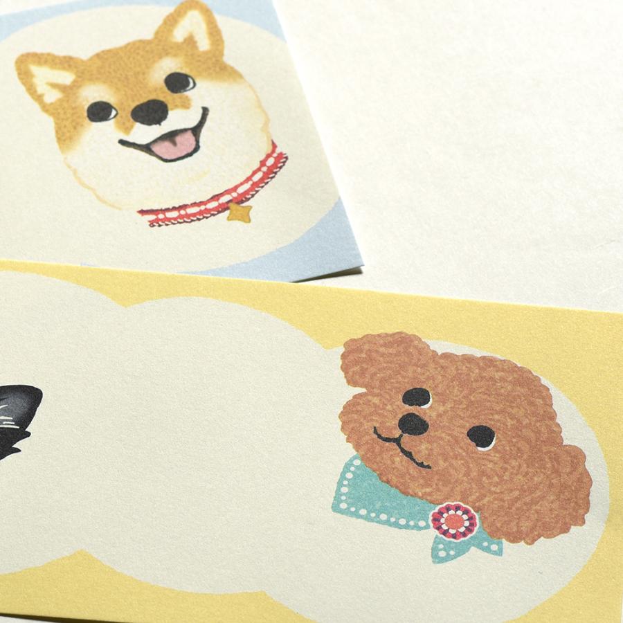 G.C.PRESS　プチメッセージパッド　ＩＮＵ　095-26｜便箋 一筆箋 犬 いぬトイプードル チワワ シバ ダックス ピジョンフリーゼ |  | 06