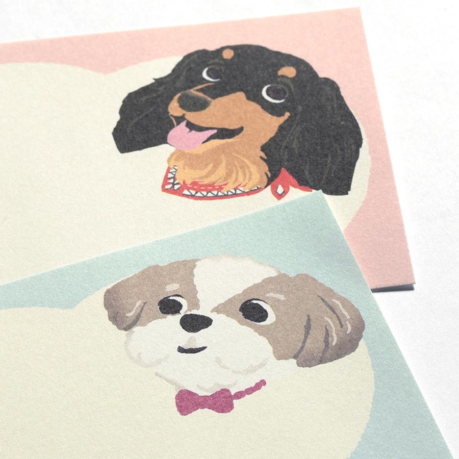 G.C.PRESS　プチメッセージパッド　ＩＮＵ　095-26｜便箋 一筆箋 犬 いぬトイプードル チワワ シバ ダックス ピジョンフリーゼ |  | 07