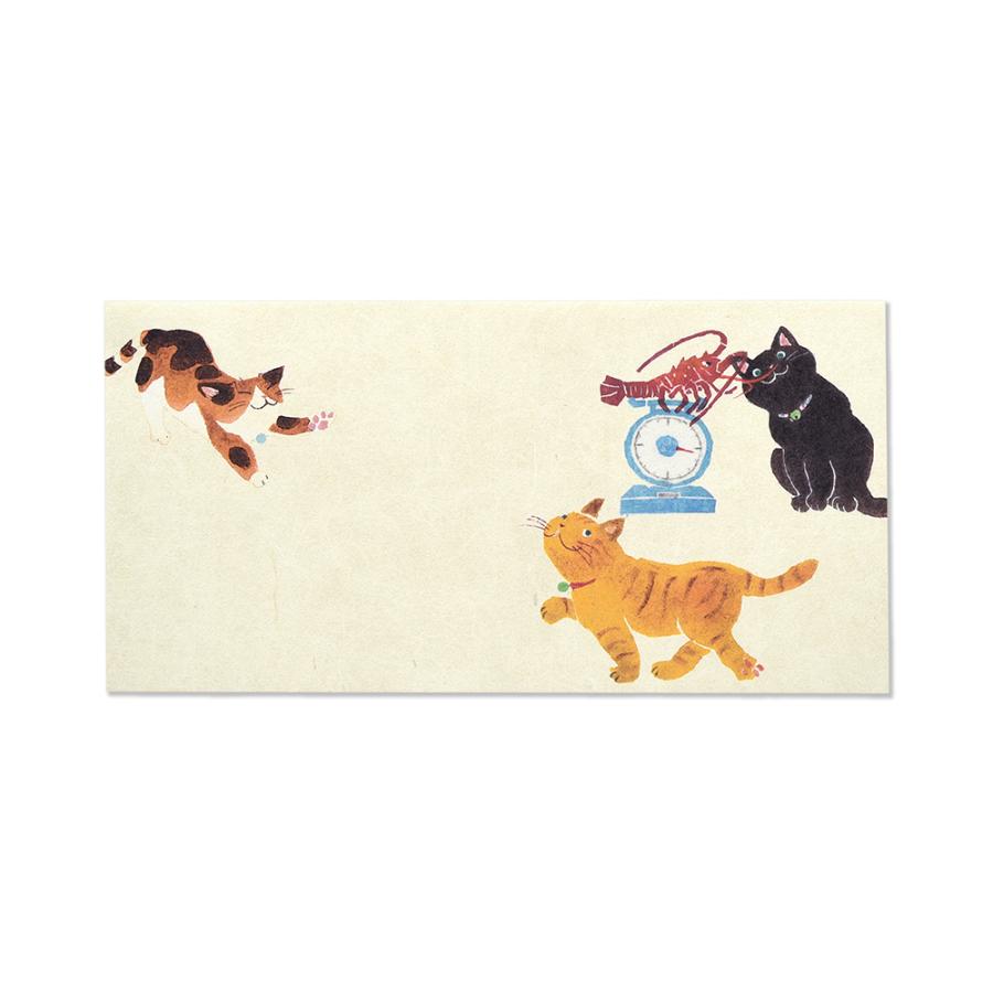 G.C.PRESS　プチメッセージパッド　うちの猫　095-28｜便箋 一筆箋 猫 ねこ ハチワレ キジトラ サバトラ 黒ネコ 茶トラ 黒猫 |  | 02