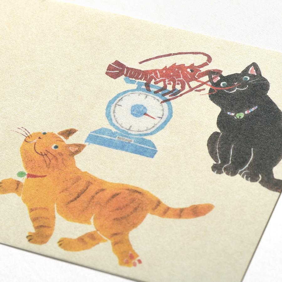 G.C.PRESS　プチメッセージパッド　うちの猫　095-28｜便箋 一筆箋 猫 ねこ ハチワレ キジトラ サバトラ 黒ネコ 茶トラ 黒猫 |  | 06