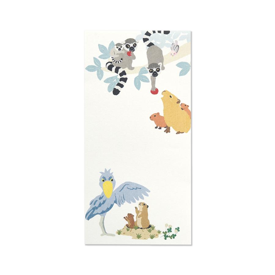 G.C.PRESS　プチメッセージパッド　ほのぼのなかま　095-29｜便箋 一筆箋 猫 ねこ ハチワレ キジトラ サバトラ 黒ネコ 茶トラ |  | 03