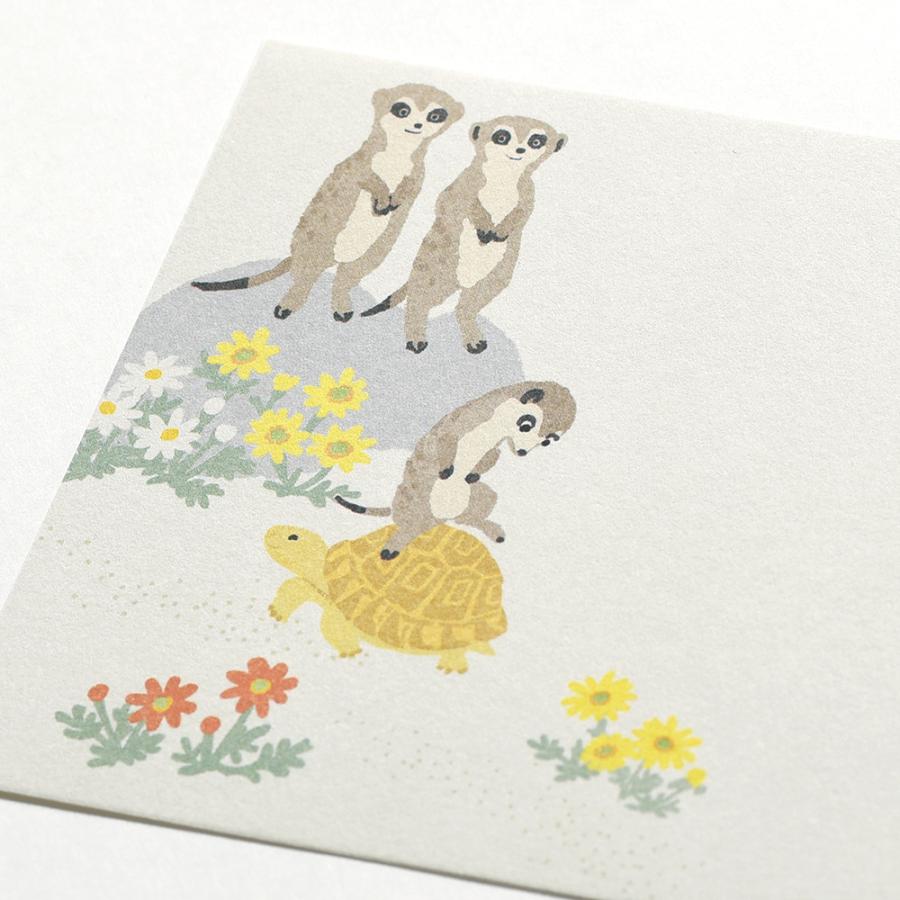 G.C.PRESS　プチメッセージパッド　ほのぼのなかま　095-29｜便箋 一筆箋 猫 ねこ ハチワレ キジトラ サバトラ 黒ネコ 茶トラ |  | 07