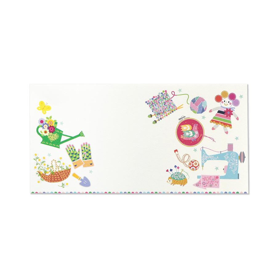 G.C.PRESS　プチメッセージパッド　プレジール　セ・シャルマン　095-30｜便箋 一筆箋 紅茶 ピアノ 編み物 花束 園芸 お菓子 |  | 02