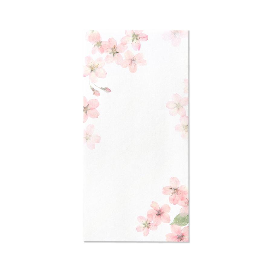 G.C.PRESS　一筆箋　ピュアナチュラル桜　096-03｜文房具 手紙 桜 花柄 春 ギフト |  | 01