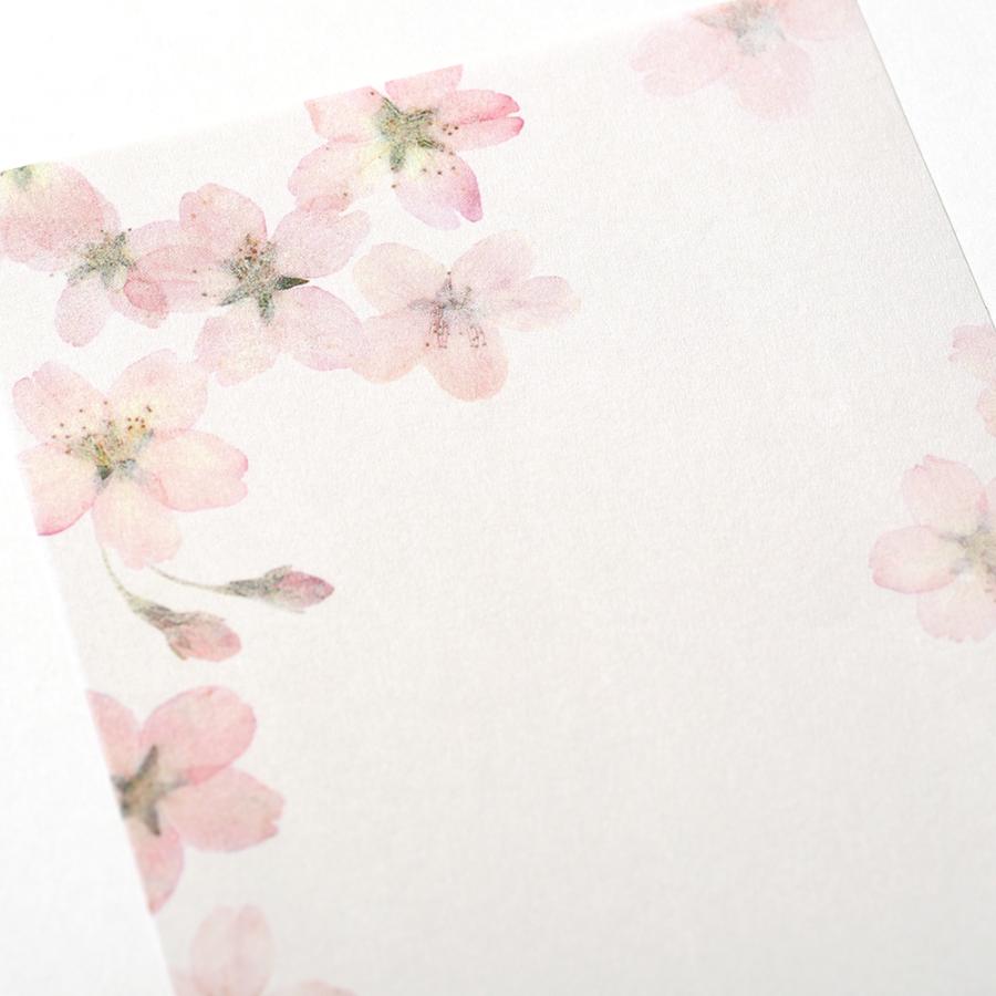 G.C.PRESS　一筆箋　ピュアナチュラル桜　096-03｜文房具 手紙 桜 花柄 春 ギフト |  | 04