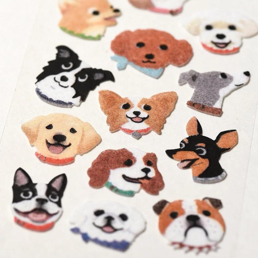 犬の誕生日シールシート シールシート 大人の図鑑シール 日本犬[品番：BREW0150678