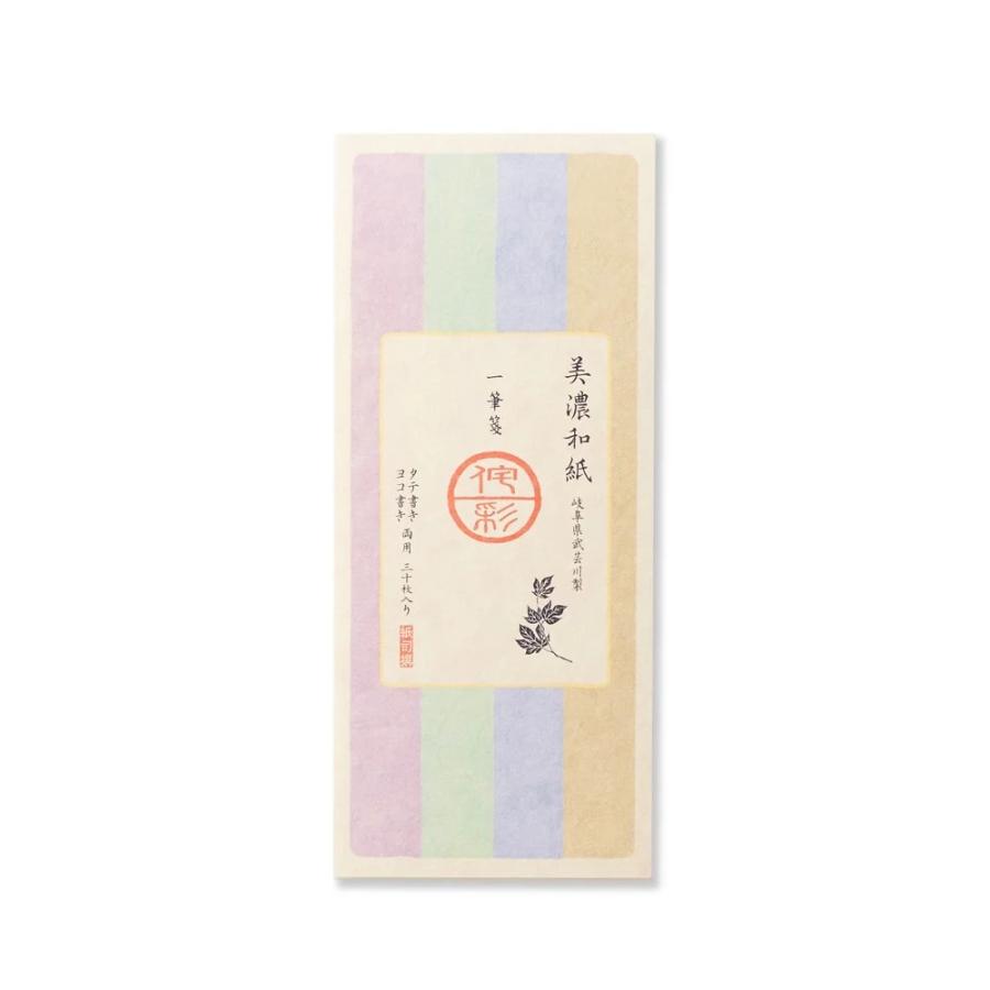 G.C.PRESS　一筆箋　紙司撰　侘彩　249-05｜文房具 柄なし シンプル 縦罫線 たて罫線 御礼 お礼 礼状 仕事 | 