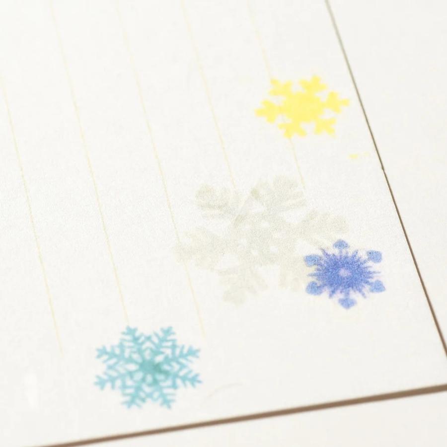 G.C.PRESS　一筆箋　紙司撰　雪花双紙　タテ罫　249-42 |  | 03